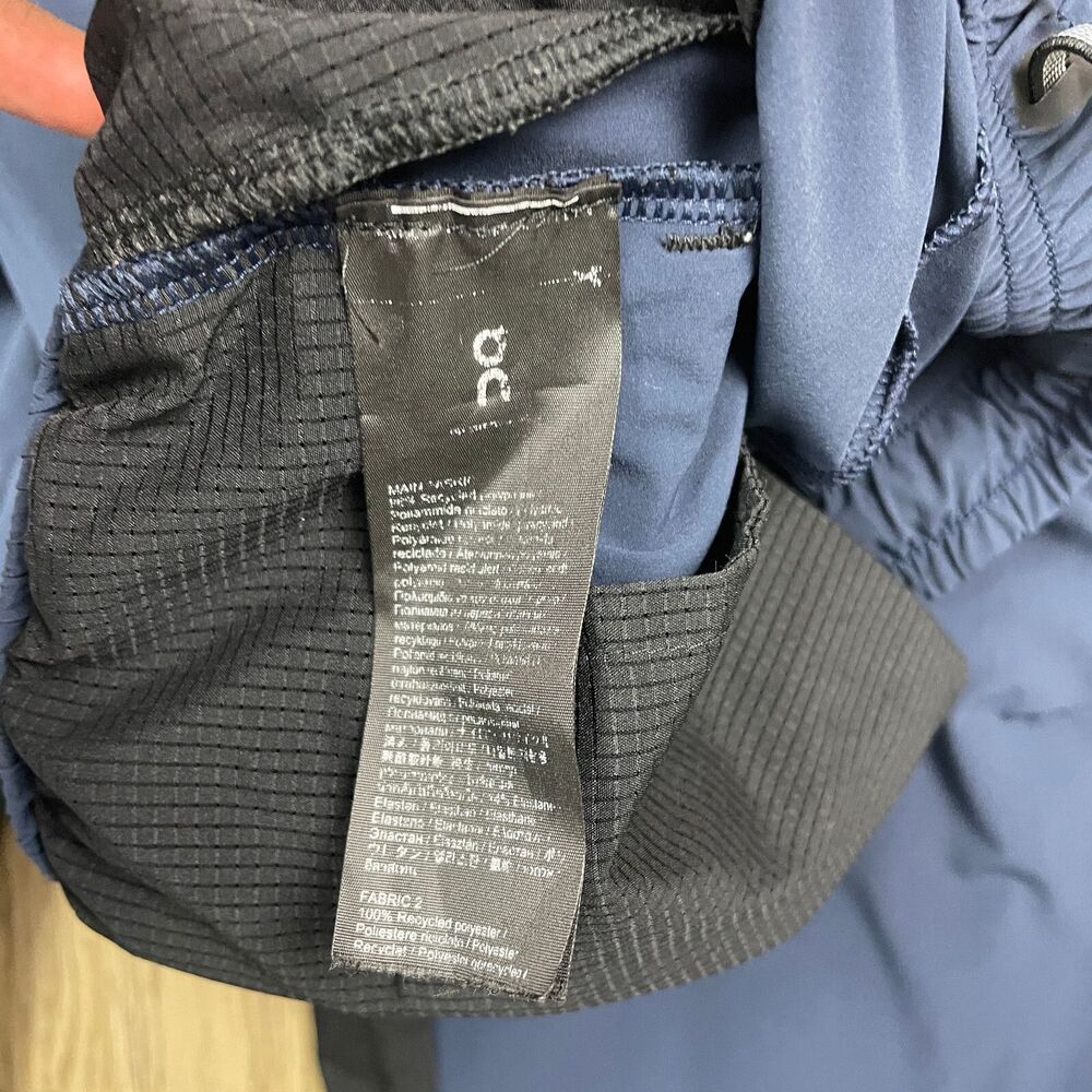 On Cloud Pants Mens Small Blue Running Track Zip Ankle Training Active - Picture 5 of 13